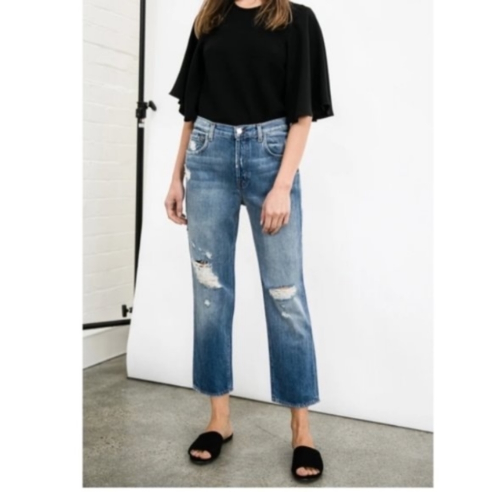 J Brand Ivy in Bleached Wrecked
